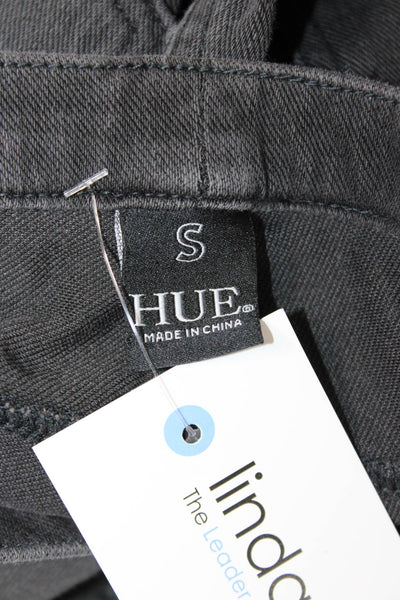 Hue Women Jegging Gray Cotton Blend Solid Size S