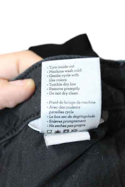 Paige Womens Skinny Black Jeans Low Rise Cotton Blend Inseam 27 Size 26