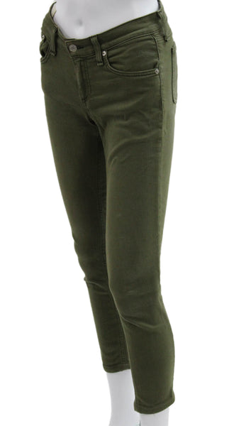 Rag & Bone Jean Womens Skinny Jeans Green Size 26
