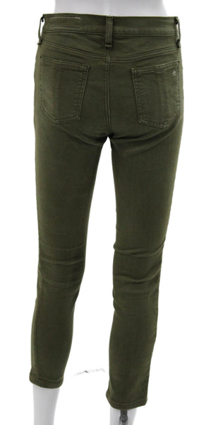 Rag & Bone Jean Womens Skinny Jeans Green Size 26