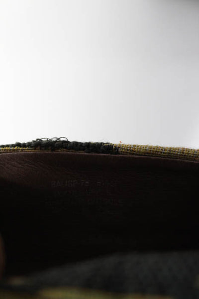 Donald J Pliner Multi Color Beaded Abstract Detail Pointed Toe Loafers Size 6.5