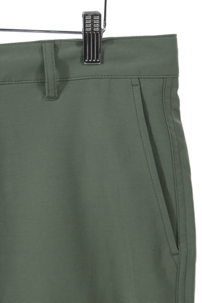Faherty Mens Chino Shorts Green Polyester Button Summer Size 33