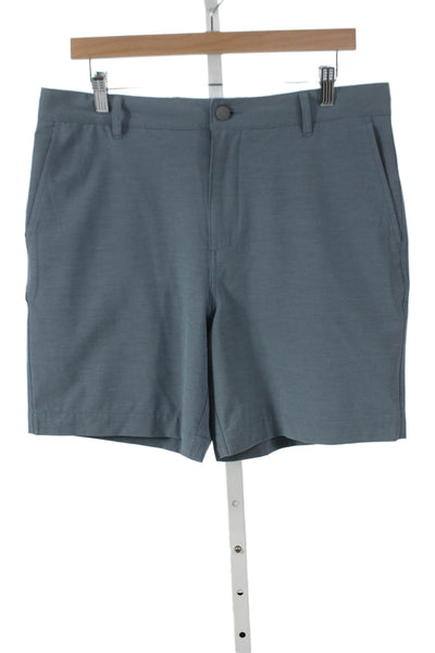 Faherty Mens Chino Shorts Blue Beach Button Size 33