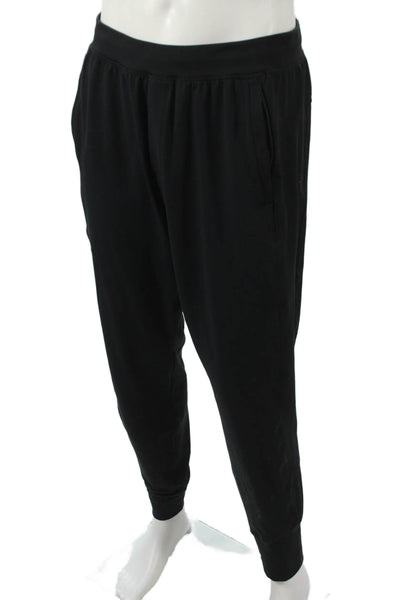 Lululemon Mens Jogger Pants Black Pull On Athleisure Size L