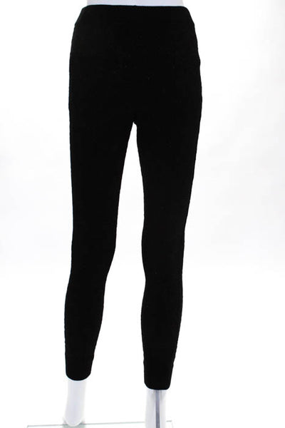 Fendi Black Wool Sheer Skinny Leggings Size Italian 38 NEW $500
