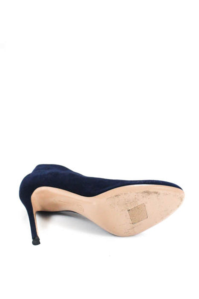 Gianvito Rossi Black Suede Ellipsis Pumps Size 38 8