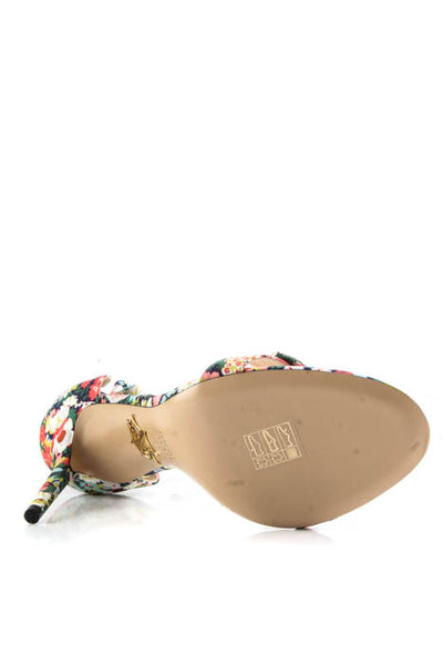 Charlotte Olympia Green Liberty Print Shelley Pumps Size 39 9 $625 NEW IN BOX