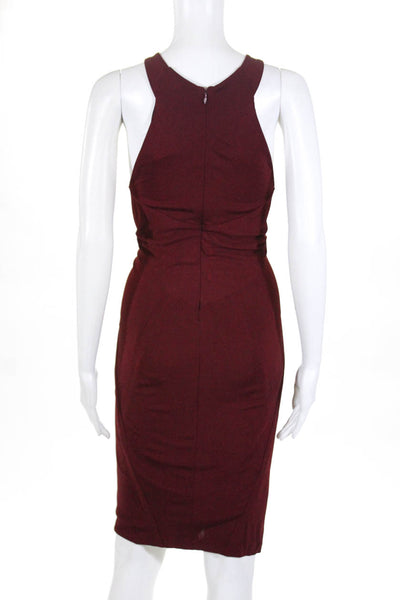 Cut 25 Womens Diamond Cut Outs Bodycon Sleeveless Dress Red Size 8 10767551