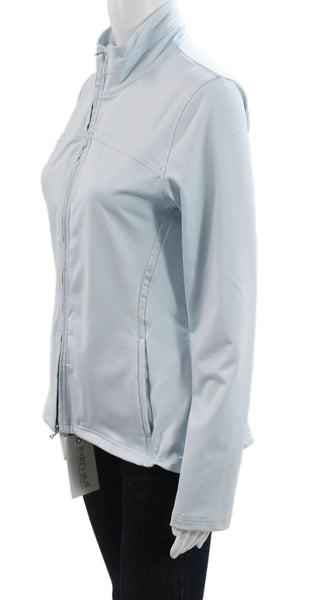 InPhorm Women Basic Jacket Blue Zip Long Sleeve Size M