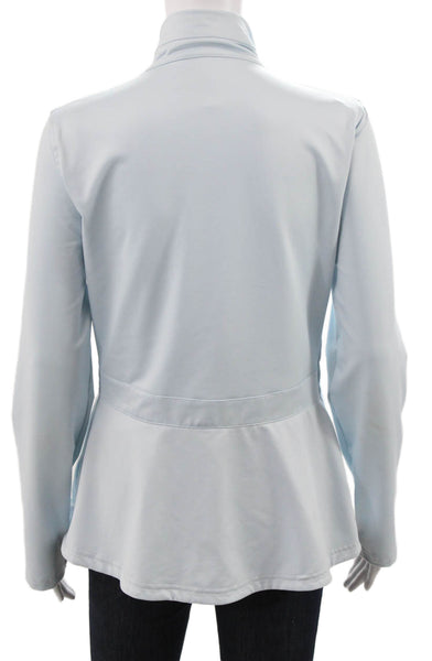 InPhorm Women Basic Jacket Blue Zip Long Sleeve Size M