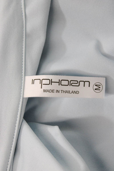 InPhorm Women Basic Jacket Blue Zip Long Sleeve Size M
