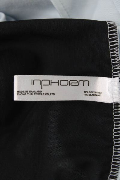 InPhorm Women Basic Jacket Blue Zip Long Sleeve Size M