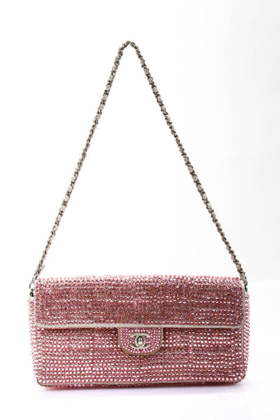 pink sparkly chanel bag