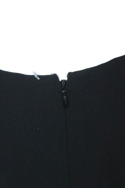 Lovers + Friends Women Bodycon Dress Black Scoop Neck Sleeveless Zip Size S