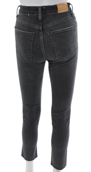 Citizens of Humanity Womens Skinny Gray Mid Rise Cotton Blend Jeans 26in Size 25