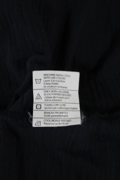 Vince Mens Black Cotton Henley Short Sleeve T-Shirt Size XL