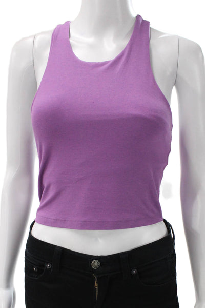 Beyond Yoga Womens Pullover Sports Bra Purple Size Small