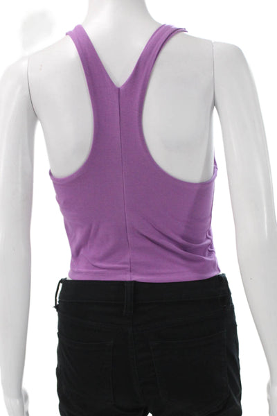 Beyond Yoga Womens Pullover Sports Bra Purple Size Small