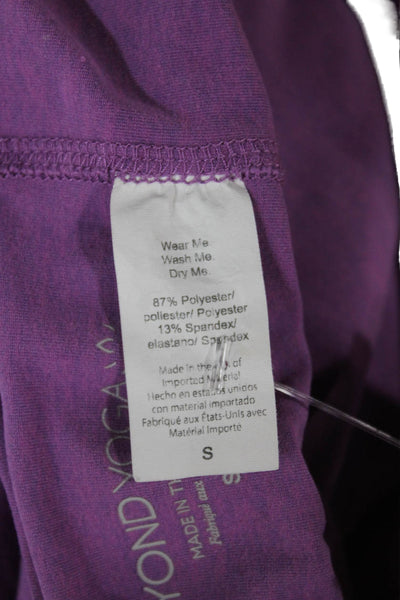 Beyond Yoga Womens Pullover Sports Bra Purple Size Small