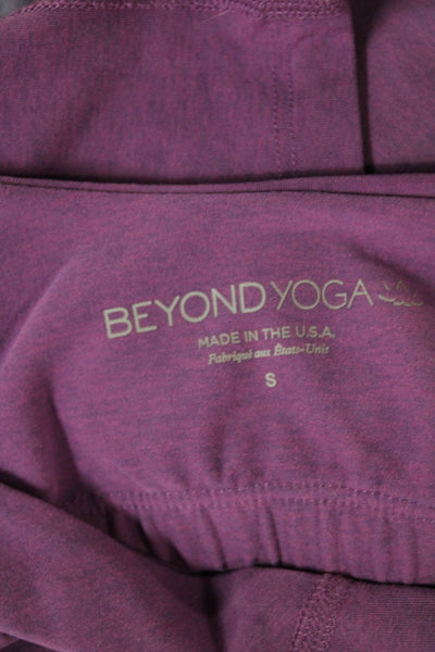 Beyond Yoga Womens Pullover Sports Bra Purple Size Small