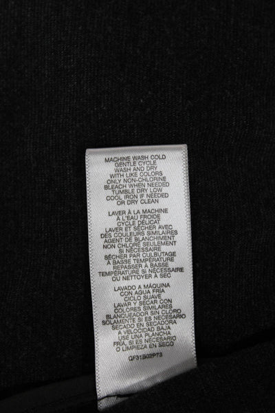 Michael Michael Kors Women Knit Gray Basic Jacket Button Long Sleeve Size 6