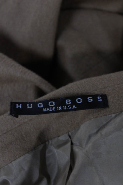 Boss Hugo Boss Men Blazer Beige Camel Hair Button Size 44