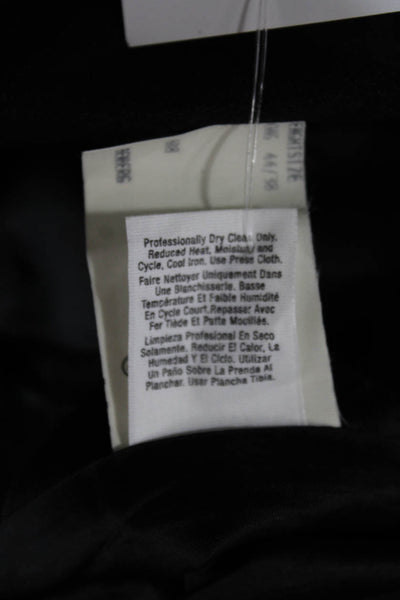 Donna Karan New York Mens Black Wool Jacket Button Solid Size 44