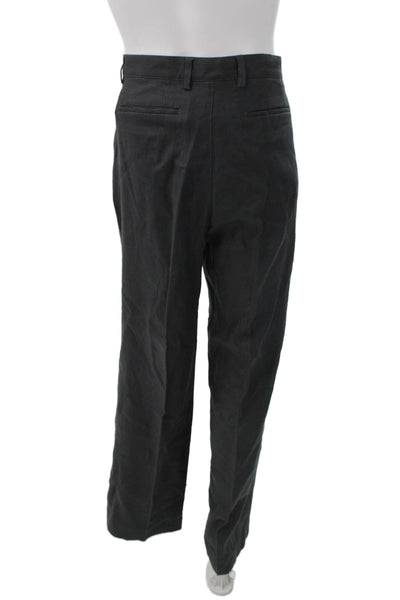 Banana Republic Mens Black Linen Dress Pants Size 38