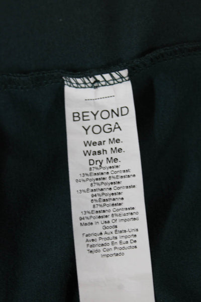 Beyond Yoga Womens Basic Jacket Green Zip Long Sleeve Size XL