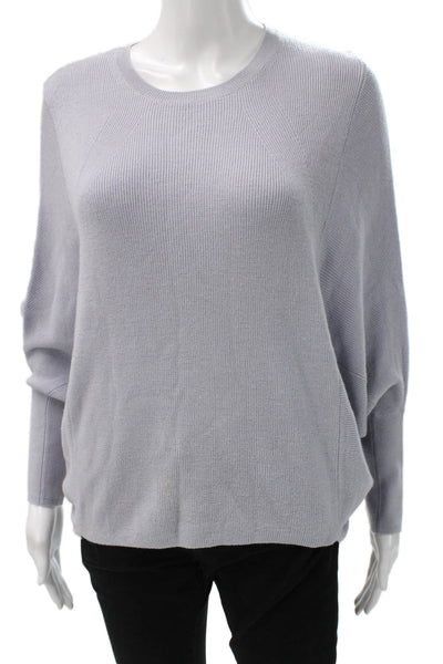 Club Monaco Womens Pullover Wool Crewneck Gray Petite Long Sleeve Size S
