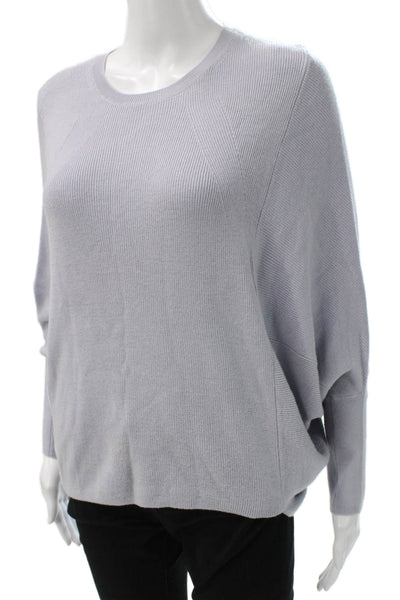 Club Monaco Womens Pullover Wool Crewneck Gray Petite Long Sleeve Size S