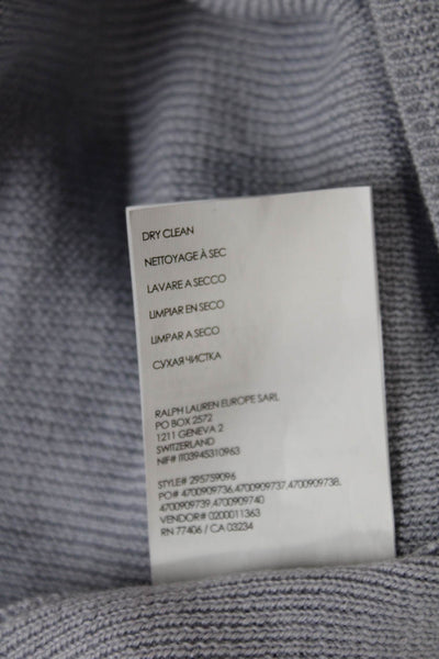Club Monaco Womens Pullover Wool Crewneck Gray Petite Long Sleeve Size S