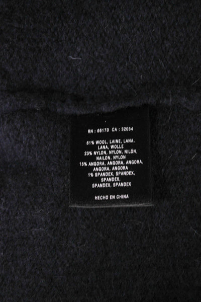 Charlie & Robin Women Cardigan Blue Wool Long Sleeve Size XS