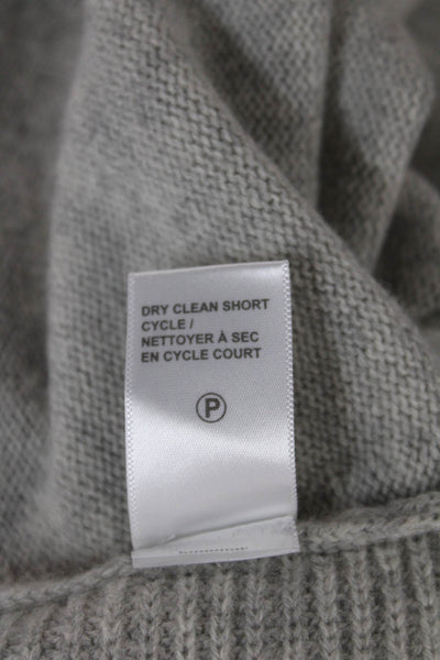 Brochu Walker Womens Wool Blend Pullover Sweater Gray Boat Neck Size XS