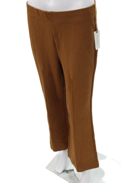 Maeve Anthropologie Womens Brown Nylon Pull On Pants 25in Inseam Size M