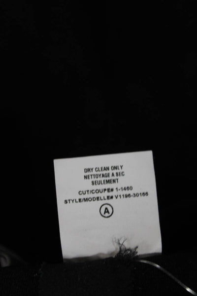 Vince Women Straight Pencil Viscose Black Skirt Pull On Size XS