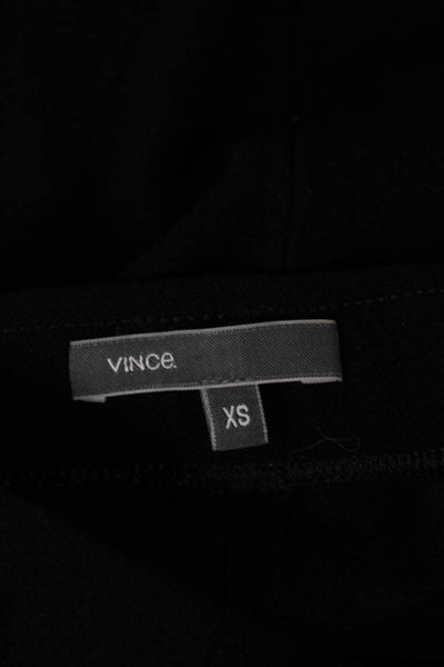Vince Women Straight Pencil Viscose Black Skirt Pull On Size XS
