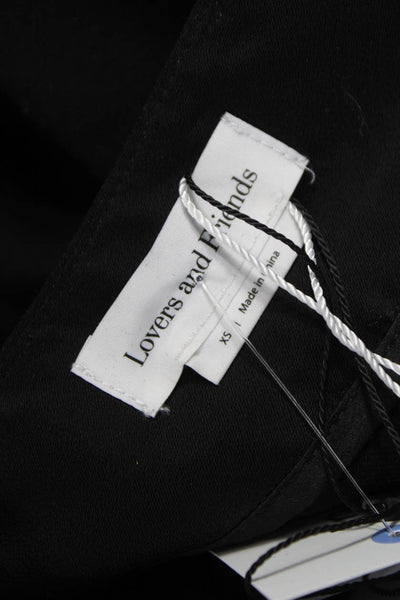 Lovers + Friends Womens Dress Pants Black Polyester Zip Inseam 30 Size XS