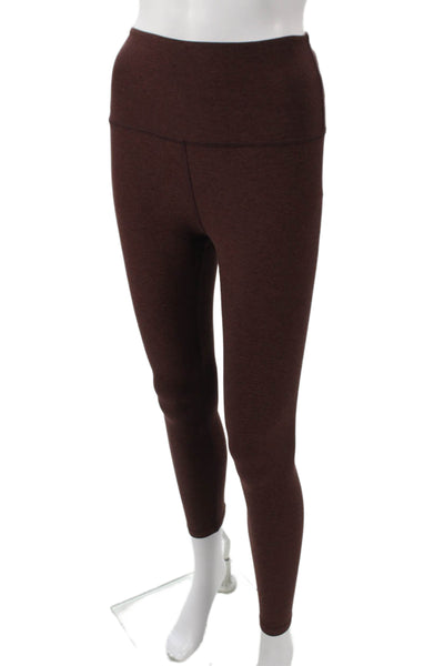 Beyond Yoga Womens Brown Polyester Ankle Leggings Size S