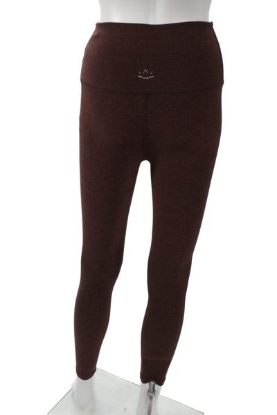 Beyond Yoga Womens Brown Polyester Ankle Leggings Size S