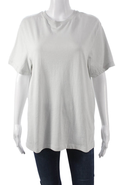 J Crew Unisex Basic T-Shirt Gray Cotton Crew Neck Short Sleeve Size M