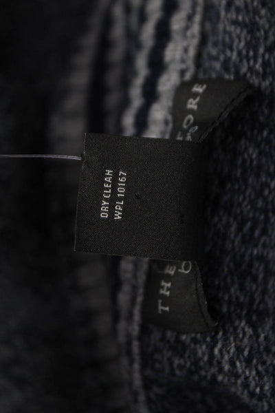 The Men's Store at Bloomingdale's Mens Cashmere Striped Pullover Blue Size M