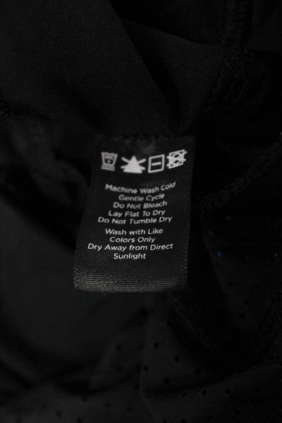 ALALA Womens Track Jacket Black Nylon Size XS