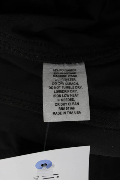 Elliott Lauren Womens Cargo Pants Black Polyamide Pull On Size 4