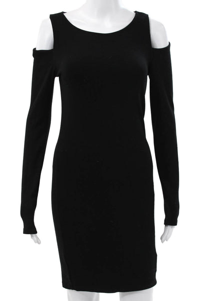 Velvet by Graham & Spencer Womens Bodycon Dress Black Long Sleeve Size S