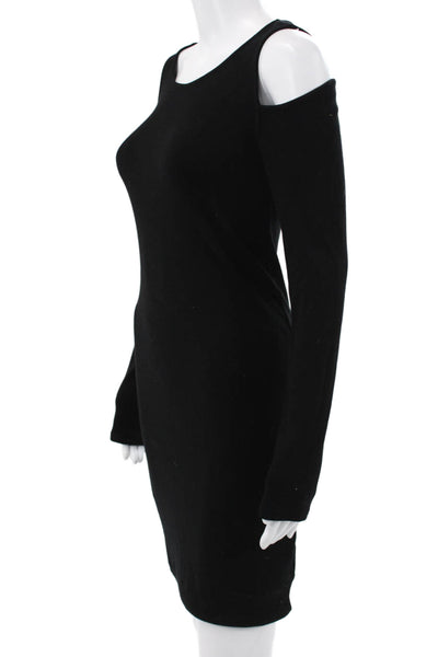 Velvet by Graham & Spencer Womens Bodycon Dress Black Long Sleeve Size S