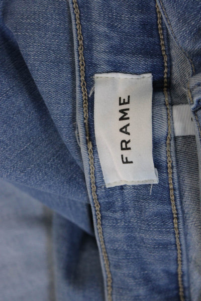 Frame Womens High Waist Bootcut Jeans Blue 25in Inseam Size 2