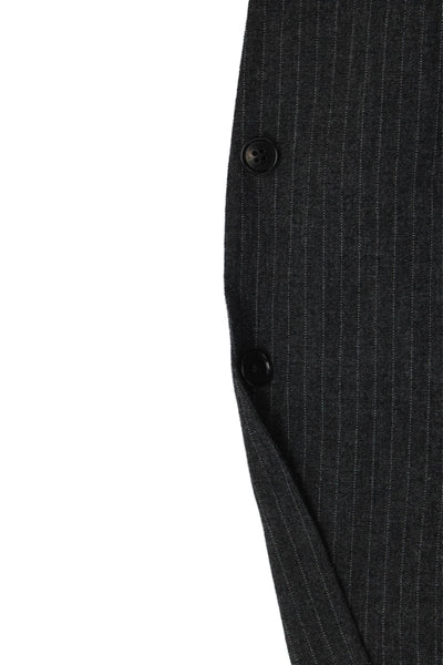 John Varvatos Star USA Mens Gray Wool Striped Blazer Size 42