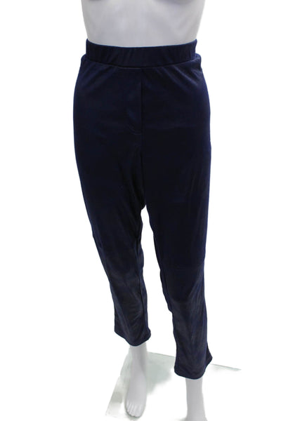 Interplay Superstar Women Ankle Leggings Blue 100% Polyester Size 10