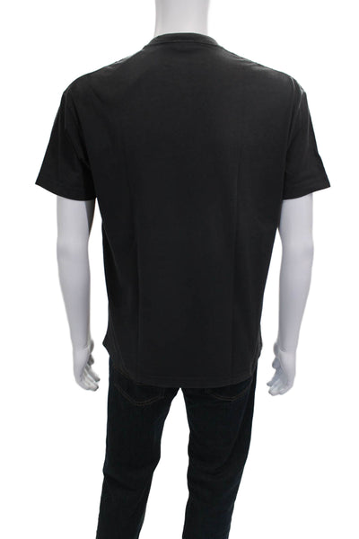 Kith Unisex Adults T-Shirt Black Cotton Graphic Crew Neck Short Sleeve Size XS
